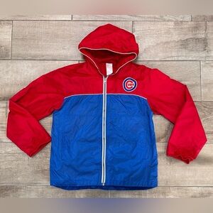 Vintage Chicago Cubs Majestic Youth Size 14/16 Jacket Full Zip Red Blue Adult S